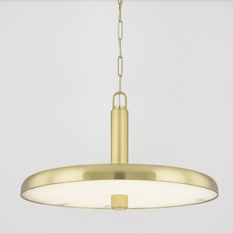 Reynolds 1 Light Pendant, 17.25" H x 28" W x 28" D