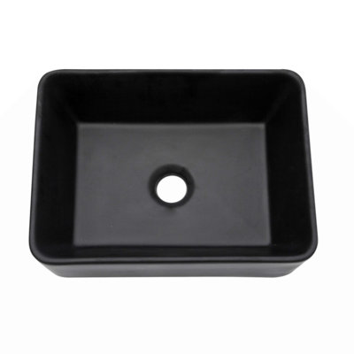 16"X12"  Ceramic Rectangular Vessel Bathroom Sink