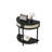 Half Moon Design End Table, Indoor Table, Semi-Circle Entryway Console Table With Storage
