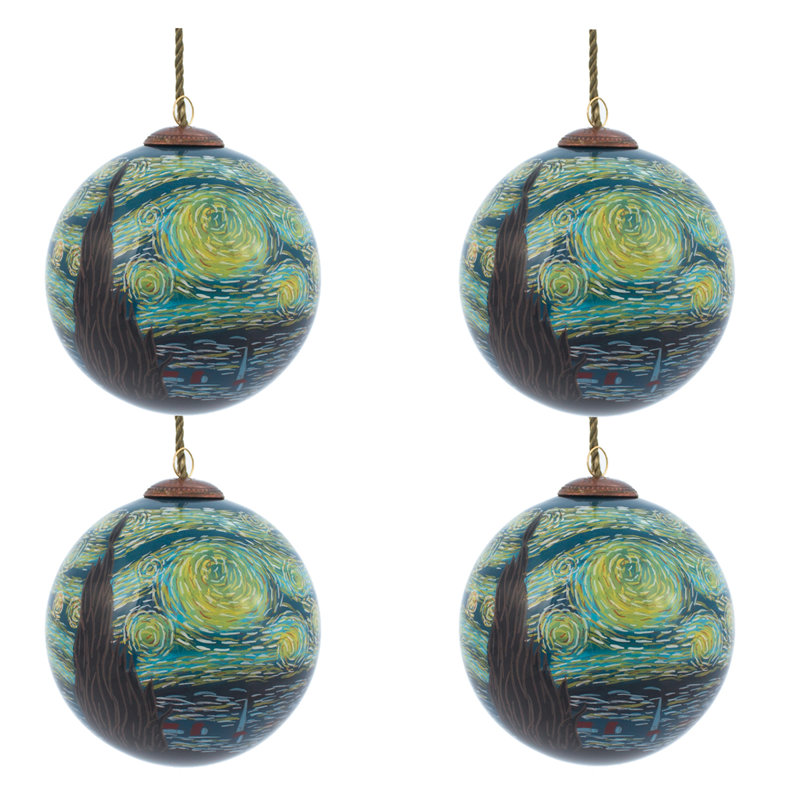 Ornement boule de nuit étoilée