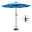 274.32cm Lighted Tilt Market Parasol-2035970150