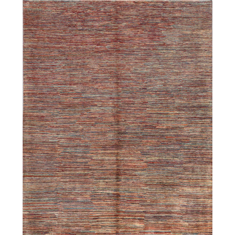 Tapis rouge nouvel âge 8 pi x 9 pi 6 po Abrash