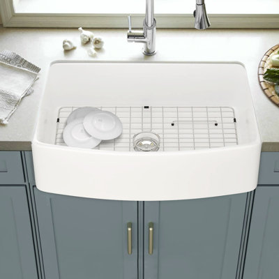 Single Bowl Fireclay Kitchen Sink