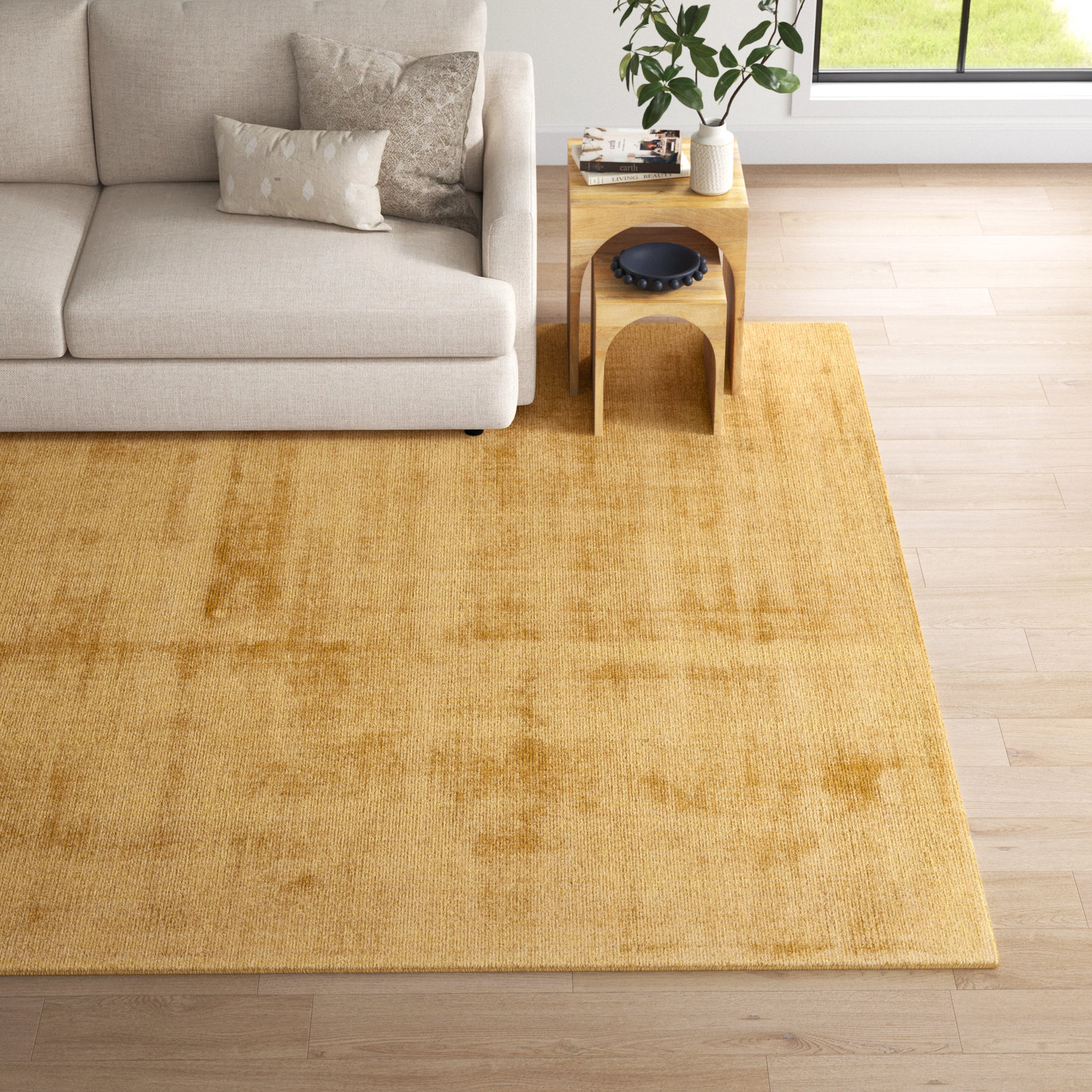 Fennel Hand-Loomed Area Rug, Rectangle 10' x 14'