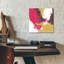  «Desert Slice 1» par June Erica Vess, art mural en verre acrylique, 12 po x 12 po