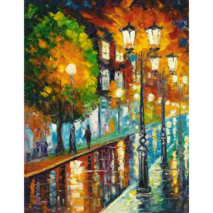 City Street At Night