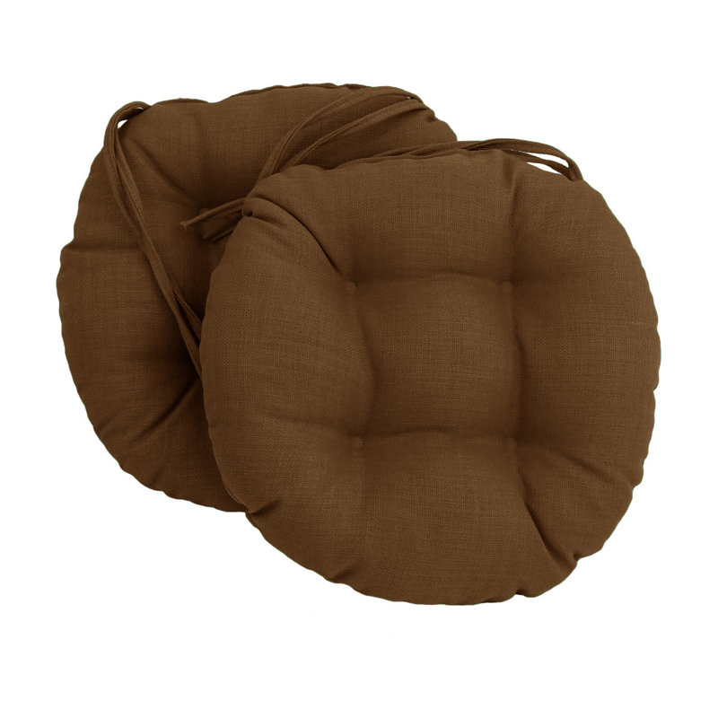 Coussin de chaise de salle à manger d'intérieur/extérieur, Moka