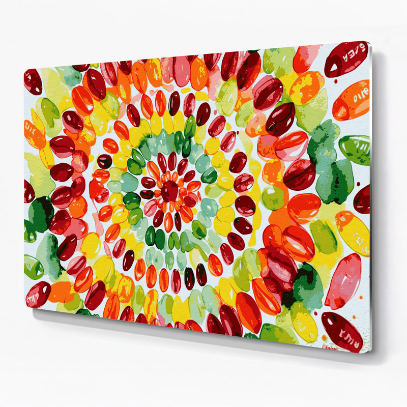 Art mural en métal Desserts Lifesavers, H 24 po x l 36 po