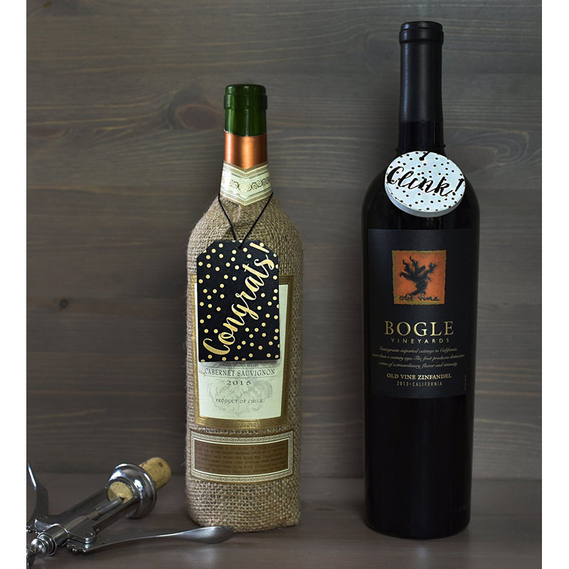 Ensemble de marquage de vin de célébration 5 pièces Larry