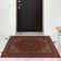 Ottohome Non-Slip Medallion Oriental Area Rug For Living Room, Hallway, Entryway Rug, Dark Red