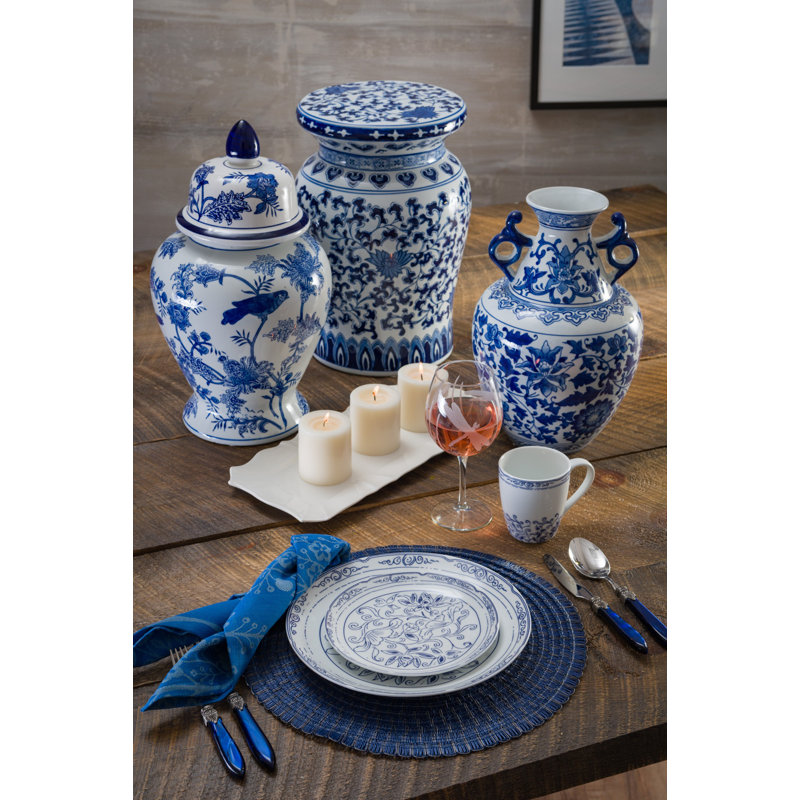 Pot de gingembre Blue Garden