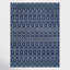 Tapis intérieur / extérieur bleu marine Aitken-722025992