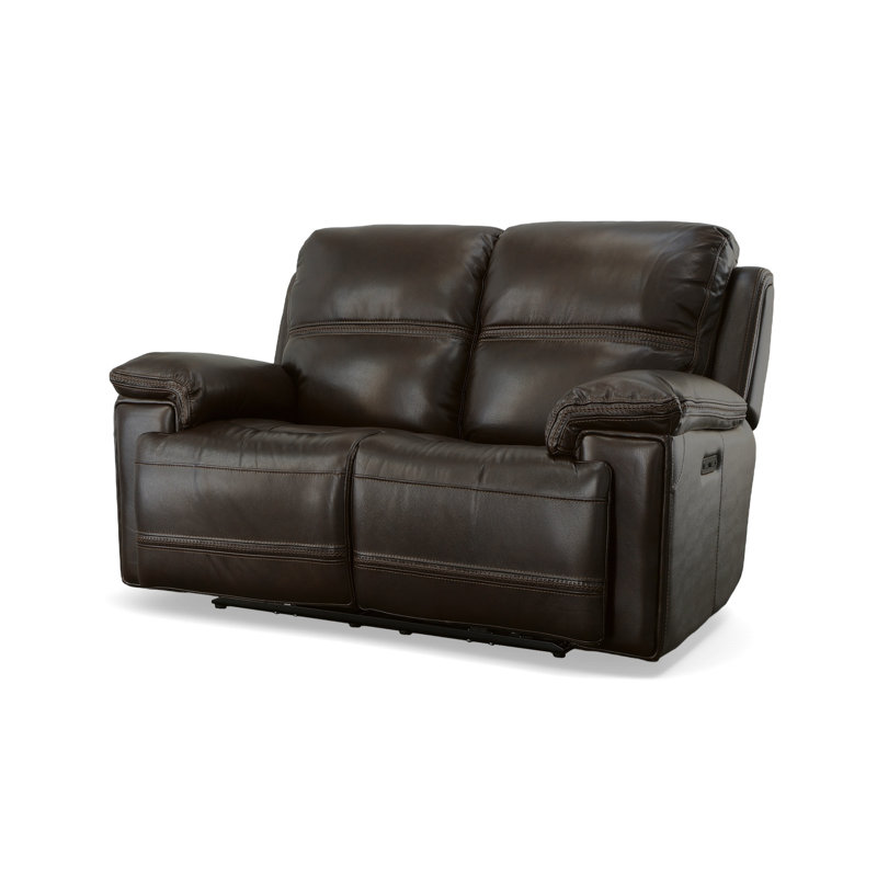 Fenwick Power Reclining Loveseat With Power Headrests, Brown