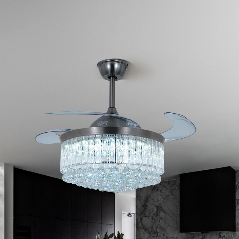 Amaan 42'' Ceiling Fan with LED Lights