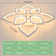 Smart WIFI LED ceiling light dimmable with remote control music Alexa Google 80W