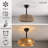 19.68'' Caged Ceiling Fan With 4 Lights Kit And Remote Control