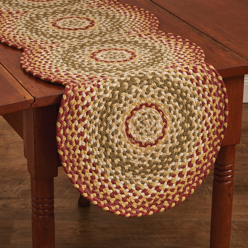 Maryborough Rectangular Geometric Table Runner, 54" x 15"