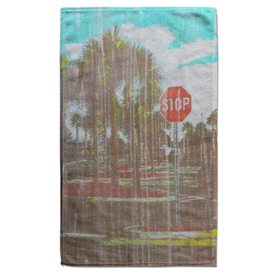 Cotton Floral Tea Towel Kitchen Towel