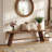 63" Extra Long Solid Wood Bench, Farmhouse Entryway Shoe Storage Bench Seating for Hallway, Bedroom