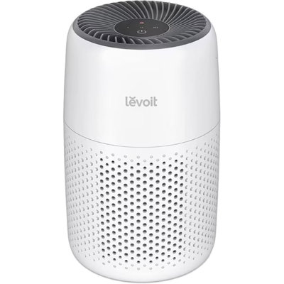 Levoit Core Mini-P 255 Sq Ft 3-Stage Filter Air Purifier with Aromatherapy for Bedroom and Office, White