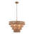 Evadne 6 - Light Brown Bowl Pendant