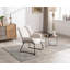 Sacoyia Modern Lounge Chair Upholstered Accent Chair with Backrest  -851660779
