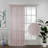 Pinch Pleated Extra Long & Extra Wide Faux Linen Semi Sheer Single Panel-119617539-119617494