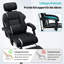 Fauteuil de direction noir avec accoudoirs HOFFREE-604944765