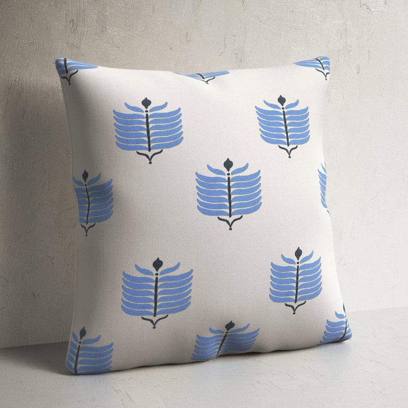 Birgitte Cotton Reversible Throw Pillow, 18" x 18", Pillow Cover Only - No Insert