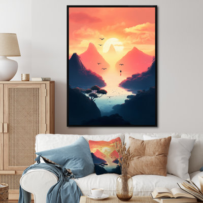 Aerial View Of Bright Mountains I " Aerial View of Bright Mountains I " Print
