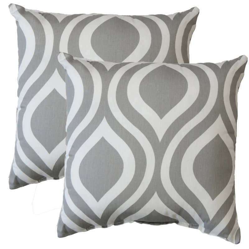 Spinella Geometric Reversible Throw Pillow