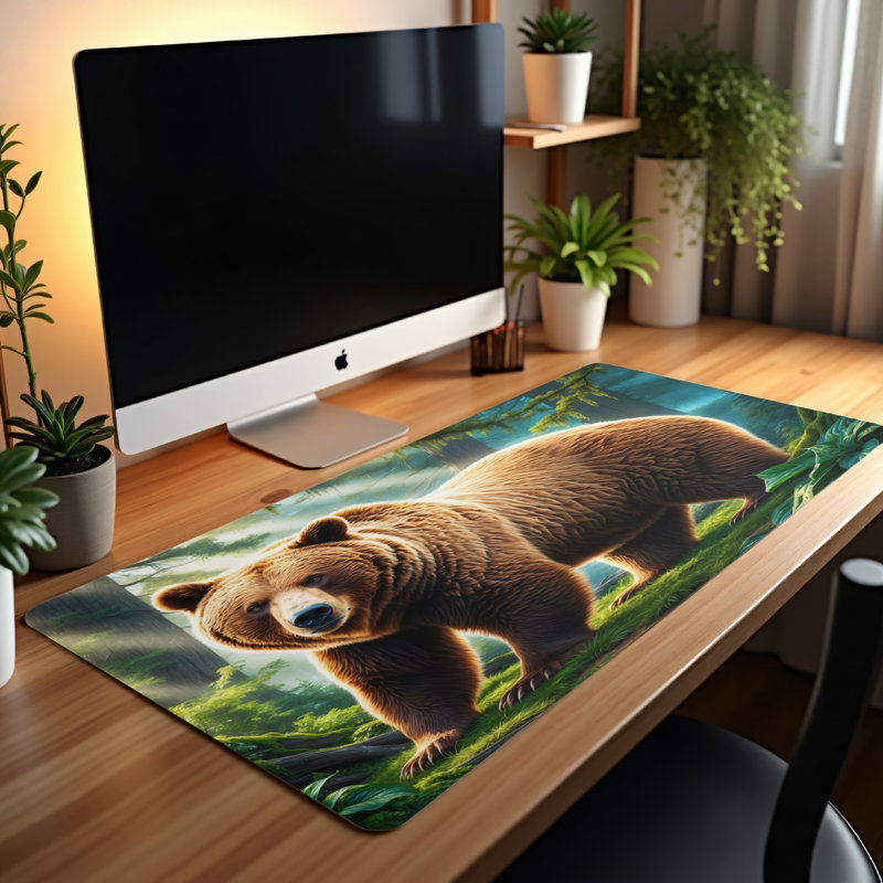 Polyester Desk Pad, 14.4x12.1