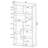 8-Shelf Bookcase