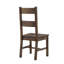 Chaise d'appoint en bois massif Saxis