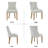 Button-Tufted Upholstered Dining Chair & Side Chair(Set Of 2)-1508081817