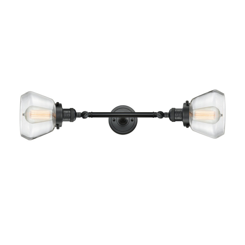 Chill 2 - Light Dimmable Vanity Light, Clear, Matte Black, Bulb Not Included