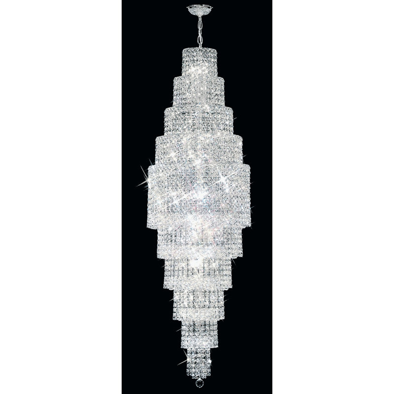 Prestige 28 - Light Tiered Chandelier, Swarovski Strass