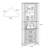 Gold Solid Wood+Glass Display Cases-120926433