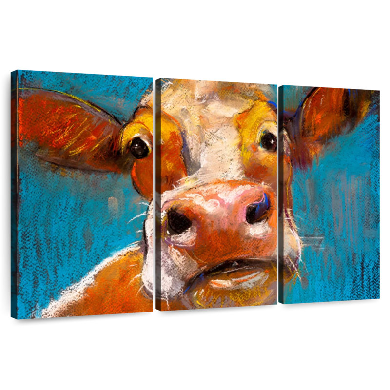Yellow Cow, 42" H x 65" W