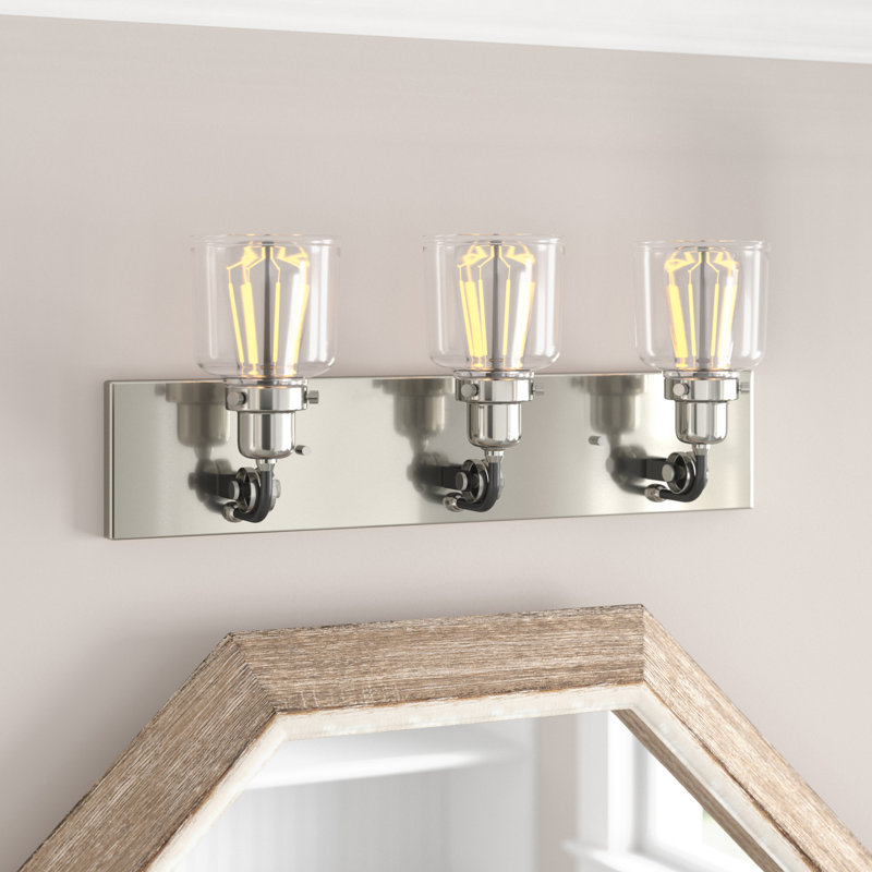 Daimar 3 - Light Dimmable Vanity Light, Brushed Nickel