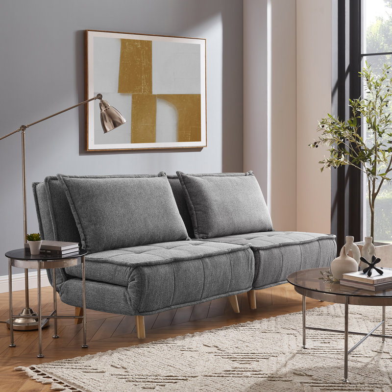 Upholstered Accent Chair, Gray 100% Polyester