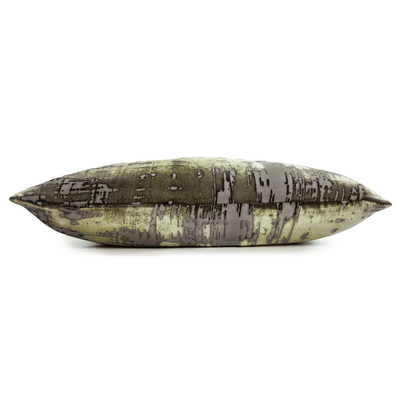 Brush Stroke Square Pillow Cover & Insert, Oregano, 22"H x 22"W