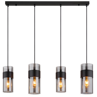 4 - Light Matte Black Pendant