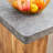 Cement-grey Table With Structure, Ideal For Home Decor Large Rectangular Ornament And Legs