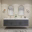 Ensemble de meuble-lavabo double mural 83,4 "-70381375