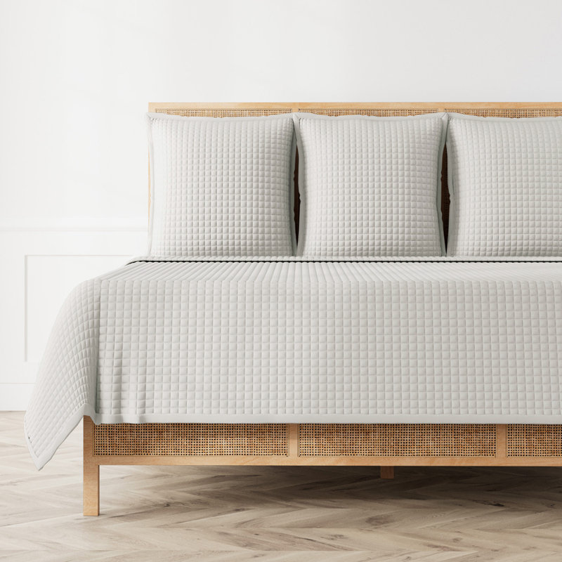 Ready-to-Bed Coverlet, Periwinkle, Twin Quilt