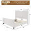 Grand lit plateforme tapissier Tole-886844799-886844771
