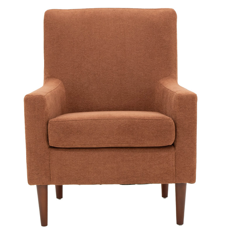 Fauteuil l 28 po Donham, 100 % polyester argile Chloe, Brun