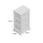 Commode décorative 3 tiroirs Regan-31478393