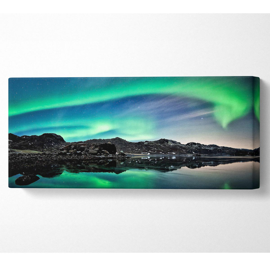 Aurora Green Skies - Kunstdrucke auf Leinwand - Wrapped Canvas